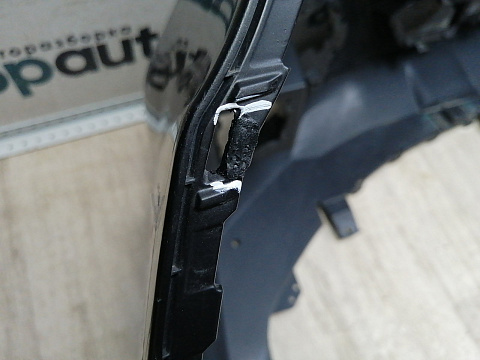 Фотография детали AA045865; Бампер передний; без паркт.; без омыват. (2803101XKV64A) для Haval H9 I рест. (2017-2024)/БУ; Оригинал; Р2, Удовлетворительное; . Фото номер 17