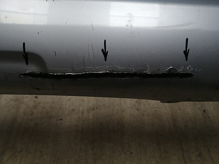 AA045786; Бампер задний; под паркт. (52159-60500) для Toyota Land Cruiser Prado/БУ; Оригинал; Р1, Мелкий дефект; 