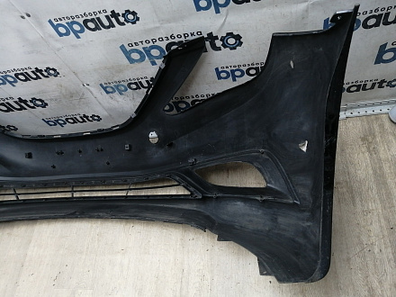 BA000153; Бампер передний; без паркт.; без омыват. (86511-3S000) для Hyundai Sonata VI (YF) (2010-2014)/БУ; Оригинал; Р1, Мелкий дефект; 