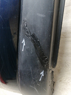 AA045909; Бампер передний; без паркт.; под омыват. (KD45-50031) для Mazda CX-5/БУ; Оригинал; Р1, Мелкий дефект; 