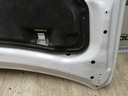 AA045289; Капот (KDY35231XA) для Mazda CX-5/БУ; Оригинал; Р1, Мелкий дефект; (34K) Белый перламутр