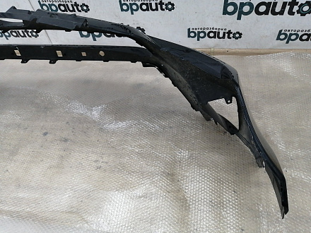 AA016049; Бампер передний; под паркт.; под омыват. (52119-42A40) для Toyota Rav4 40 рест. (2015 — 2019)/БУ; Оригинал; Р0, Хорошее; (209) Черный металик