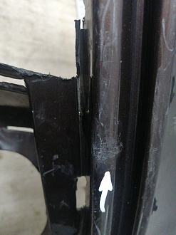 BA000256; Бампер передний, S-line; без паркт.; под омыват. (8R0 807 437 AC) для Audi Q5 I рест. (2012-2017)/БУ; Оригинал; Р1, Мелкий дефект; 