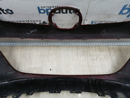 AA045764; Бампер передний; без паркт.; под омыват. (EH44-50031) для Mazda CX-7 I рест. (2009-2012)/БУ; Оригинал; Р1, Мелкий дефект; 