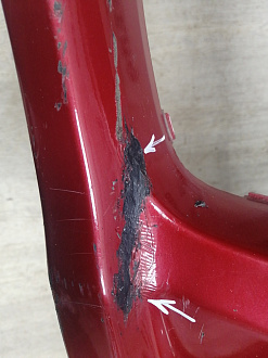 BA000181; Бампер передний; без паркт.; под омыват. (52119-05190) для Toyota Avensis/БУ; Оригинал; Р2, Удовлетворительное; 