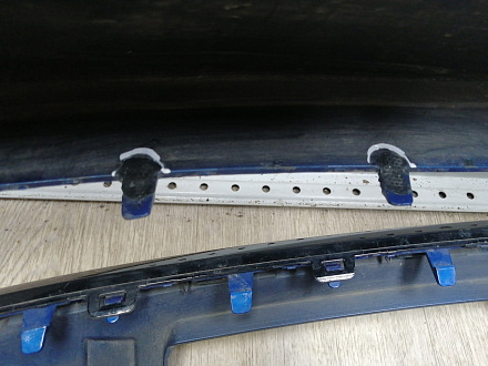 AA045919; Бампер передний; без паркт.; без омыват. (2803127XKQ11A) для Haval F7 I рест. (2022-н.в.)/БУ; Оригинал; Р1, Мелкий дефект; 