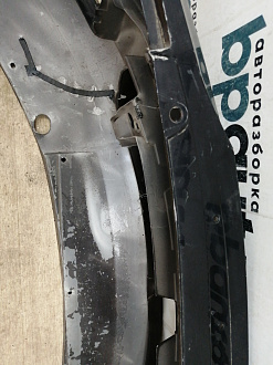 AA039657; Бампер передний; без паркт.; без омыват. (1Z0 807 221 M) для Skoda Octavia/БУ; Оригинал; Р1, Мелкий дефект; 