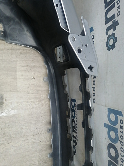 AA045778; Бампер передний; без паркт.; под омыват. (52119-42730) для Toyota Rav4 30 рест. V 2.4 (2009 - 2010)/БУ; Оригинал; Р1, Мелкий дефект; 