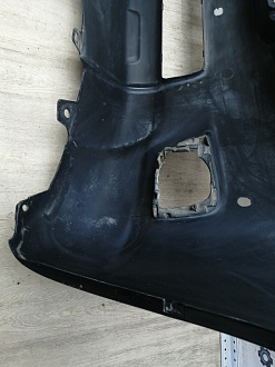 AA046165; Бампер передний; под паркт.; под омыват. (52119-60E01) для Toyota Land Cruiser Prado 150 (2010 — 2013)/БУ; Оригинал; Р1, Мелкий дефект; 