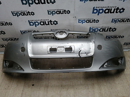 AA045703; Бампер передний; без паркт.; без омыват. (52119-02680) для Toyota Auris I (2007- 2010)/БУ; Оригинал; Р2, Удовлетворительное; 