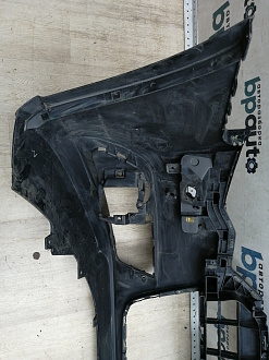BA000163; Бампер передний; под паркт.; под омыват. (4G0 807 437) для Audi A6 C7/БУ; Оригинал; Р1, Мелкий дефект; 
