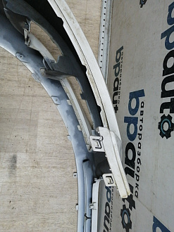 BA000156; Бампер передний; без паркт.; под омыват. (8P0 807 437 H) для Audi A3 8P/БУ; Оригинал; Р1, Мелкий дефект; 