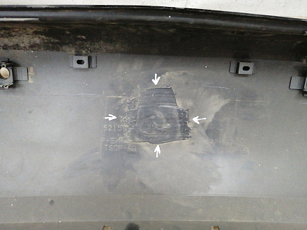 AA020526; Бампер задний ; под паркт. (52159-50020) для Lexus LS IV рест. 2 (2012- 2017)/БУ; Оригинал; Р1, Мелкий дефект; 