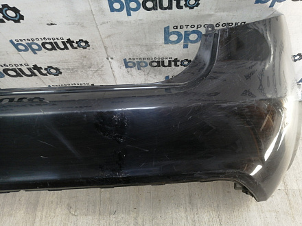 AA046115; Бампер задний; без паркт. (86611-4Y000) для Kia Rio III Sedan (2011- 2015)/БУ; Оригинал; Р1, Мелкий дефект; 