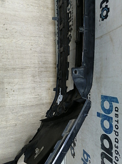 AA045971; Бампер передний; под паркт.; без омыват. (52119-0E350) для Toyota Highlander III рест. (2016 — 2019)/БУ; Оригинал; Р2, Удовлетворительное; 