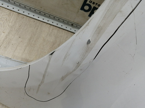 Фотография детали AA046309; Крыло переднее левое (5K6821021B) для Volkswagen Golf/БУ; Оригинал; Р2, Удовлетворительное; . Фото номер 8