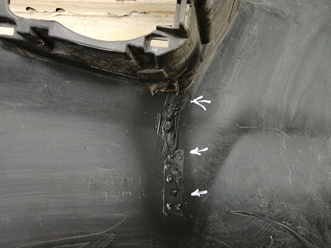 Фотография детали AA037481; Бампер передний; без паркт.; под омыват. (52119-60E01) для Toyota Land Cruiser Prado 150 (2010 — 2013)/БУ; Оригинал; Р1, Мелкий дефект; . Фото номер 21