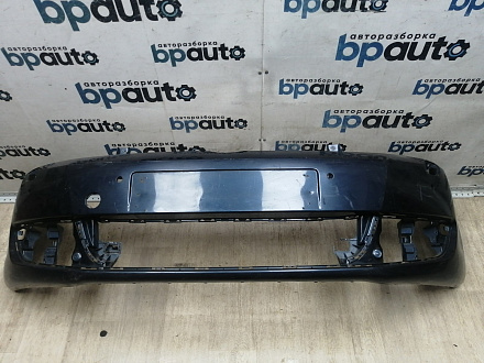 AA045737; Бампер передний; под паркт.; под омыват. (5M0807221N) для Volkswagen Golf Plus II (2009-2014)/БУ; Оригинал; Р1, Мелкий дефект; 