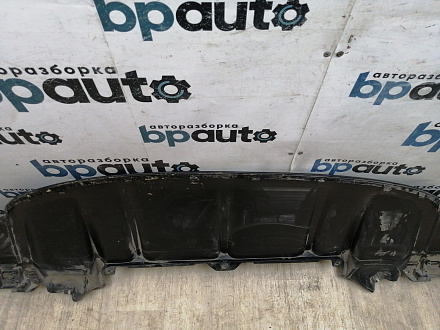 AA045343; Юбка переднего бампера (7P5807061) для Porsche Cayenne II (958) (2010-2014)/БУ; Оригинал; Р1, Мелкий дефект; 
