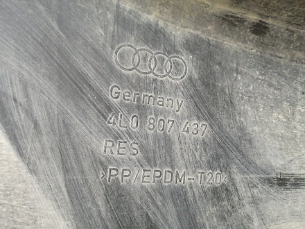 AA025581; Бампер передний; под паркт.; под омыват. (4L0 807 437) для Audi Q7 I (2005-2010)/БУ; Оригинал; Р0, Хорошее; 