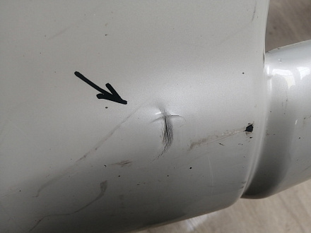 AA045980; Бампер передний; под паркт.; под омыват. (52119-60E01) для Toyota Land Cruiser Prado 150 (2010 — 2013)/БУ; Оригинал; Р1, Мелкий дефект; 