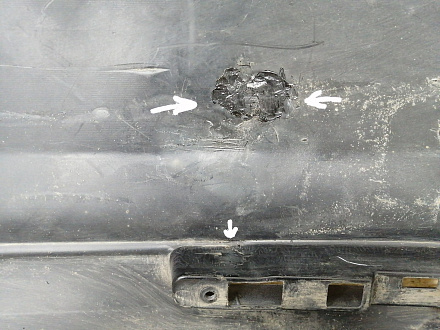 AA023293; Бампер задний; под паркт. (71501-TL0-ZZ00) для Honda Accord VIII (2008-2011)/БУ; Оригинал; Р1, Мелкий дефект; 