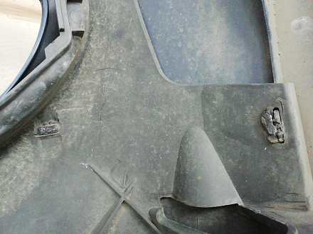 AA004122; Бампер передний, 4 отв. под датчики; под паркт.; под омыват. (51117200712) для BMW 5 серия F10 F11/БУ; Оригинал; Р0, Хорошее; (A76) Темно-синий перламутр
