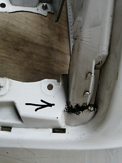 AA045244; Бампер передний; без паркт.; без омыват. (9676285080A) для Citroen C4 II HB (2011-2016)/БУ; Оригинал; Р2, Удовлетворительное; 