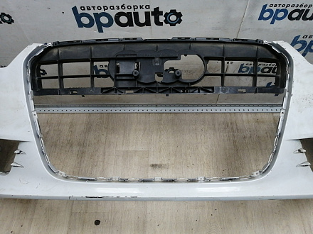 AA045625; Бампер передний; под паркт.; под омыват. (4G0 807 437) для Audi A6 C7/БУ; Оригинал; Р1, Мелкий дефект; 