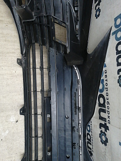 AA045790; Бампер передний; под паркт.; под омыват. (52119-06J20) для Toyota Camry 70 рест. (2021-2024)/БУ; Оригинал; Р2, Удовлетворительное; 