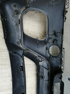 AA046483; Бампер передний; под паркт. (51117210763) для BMW Х5 II (E70) рест. (2010-2013)/БУ; Оригинал; Р1, Мелкий дефект; 