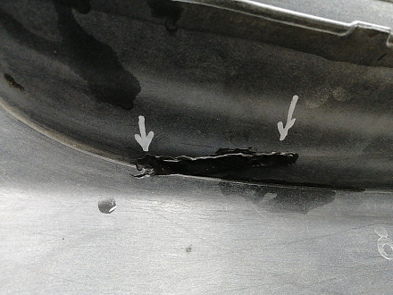 AA044344; Бампер задний; без паркт. (52159-12B30) для Toyota Corolla 150 рест. (2010-2013)/БУ; Оригинал; Р1, Мелкий дефект; 
