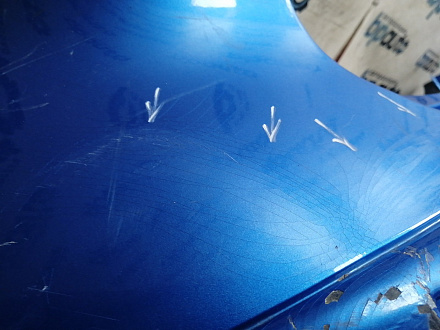 AA046077; Бампер задний; без паркт. (85022 9U040) для Nissan Note/БУ; Оригинал; Р1, Мелкий дефект; 