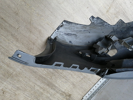 BA000165; Бампер передний; под паркт.; под омыват. (4G0 807 437) для Audi A6 C7/БУ; Оригинал; Р1, Мелкий дефект; 