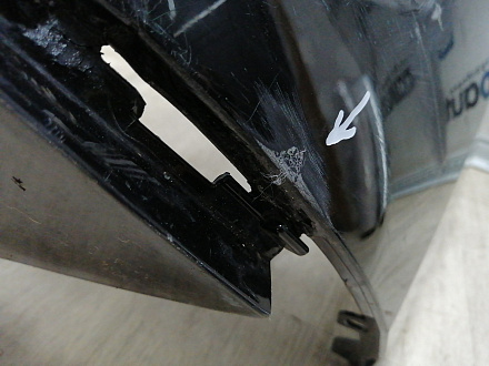 AA045844; Бампер передний; без паркт.; без омыват. (2803127XKQ11A) для Haval F7 I рест. (2022-н.в.)/БУ; Оригинал; Р1, Мелкий дефект; 