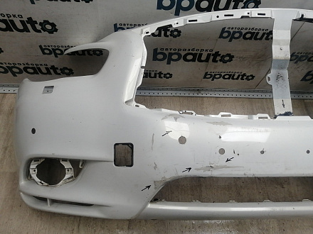 AA045851; Бампер передний; под паркт.; под омыват. (62022-3JA0H) для Infiniti/БУ; Оригинал; Р1, Мелкий дефект; 