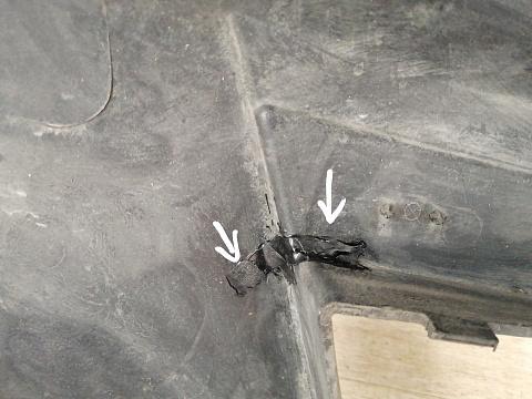 Фотография детали AA039034; Бампер передний; без паркт.; без омыват. (2803301-K80) для Great Wall Hover H5 (2010-2017)/БУ; Оригинал; Р1, Мелкий дефект; . Фото номер 11