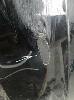 AA045597; Бампер передний; под паркт.; под омыват. (8K0 807 437 AC) для Audi A4 B8/БУ; Оригинал; Р1, Мелкий дефект; 