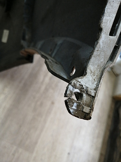 AA044918; Бампер передний; под паркт.; под омыват. (95122388) для Opel Mokka (2012 - 2015)/БУ; Оригинал; Р1, Мелкий дефект; 