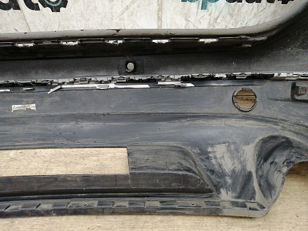 AA031825; Бампер задний; под паркт. (7P6807421B) для Volkswagen Touareg II (2010-2014)/БУ; Оригинал; Р1, Мелкий дефект; 