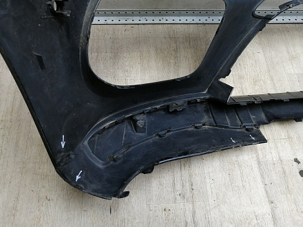 AA046096; Бампер передний; под паркт.; без омыват. (A1668851800) для Mercedes-Benz GLS-klasse I (X166) (2015-2019)/БУ; Оригинал; Р1, Мелкий дефект; 