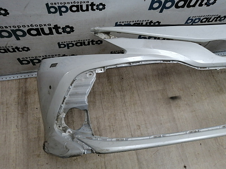 BA000119; Бампер передний; под паркт.; под омыват. (52119-06E50) для Toyota Camry 70 (2017 — 2021)/БУ; Оригинал; Р1, Мелкий дефект; 