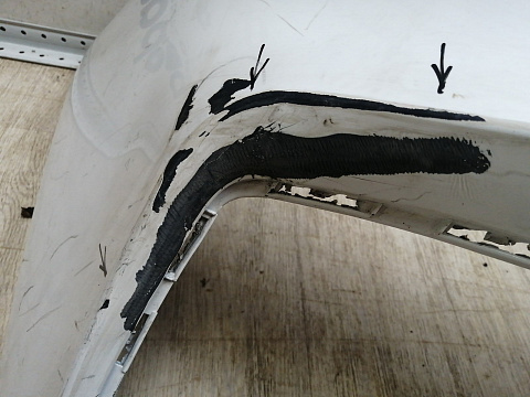 Фотография детали AA045381; Бампер передний; под паркт.; без омыват. (01859562) для Geely Emgrand X7 рест. 2 (2018-2021)/БУ; Оригинал; Р1, Мелкий дефект; . Фото номер 8