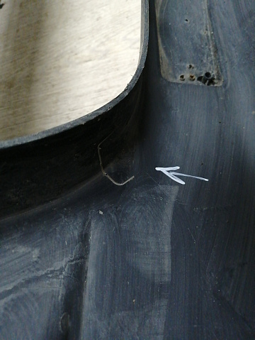 Фотография детали AA045370; Бампер передний; без паркт.; без омыват. (78710-09100) для SsangYong Kyron I рест. (2007-2014)/БУ; Оригинал; Р2, Удовлетворительное; . Фото номер 22