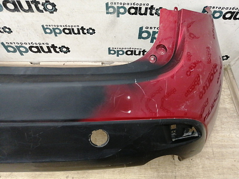 Фотография детали AA040708; Бампер задний; без паркт. (BHN9-50221) для Mazda 3 III (BM) HB (2013-2016)/БУ; Оригинал; Р2, Удовлетворительное; . Фото номер 3