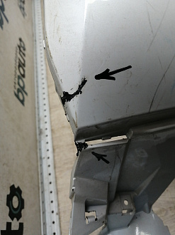 AA045929; Бампер передний; без паркт.; без омыват. (2803105XST01A) для Haval Jolion I (2021-2023)/БУ; Оригинал; Р1, Мелкий дефект; 