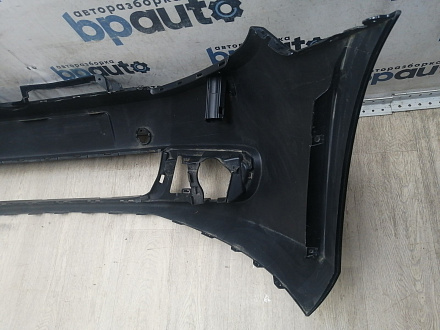 AA045978; Бампер передний; без паркт.; под омыват. (5K0807221) для Volkswagen Golf/БУ; Оригинал; Р1, Мелкий дефект; 