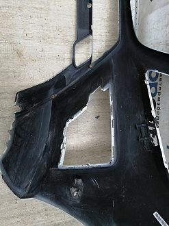 AA046105; Бампер передний, AMG; под паркт.; под омыват. (A1668803140) для Mercedes-Benz M-klasse III (W166) (2011-2015)/БУ; Оригинал; Р1, Мелкий дефект; 