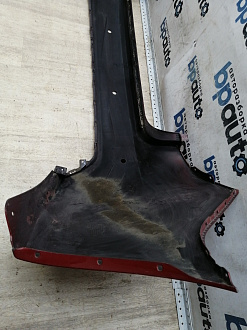 AA046122; Бампер задний; под паркт. (86611-4Y000) для Kia Rio III Sedan (2011- 2015)/БУ; Оригинал; Р1, Мелкий дефект; 