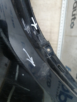 BA000153; Бампер передний; без паркт.; без омыват. (86511-3S000) для Hyundai Sonata VI (YF) (2010-2014)/БУ; Оригинал; Р1, Мелкий дефект; 